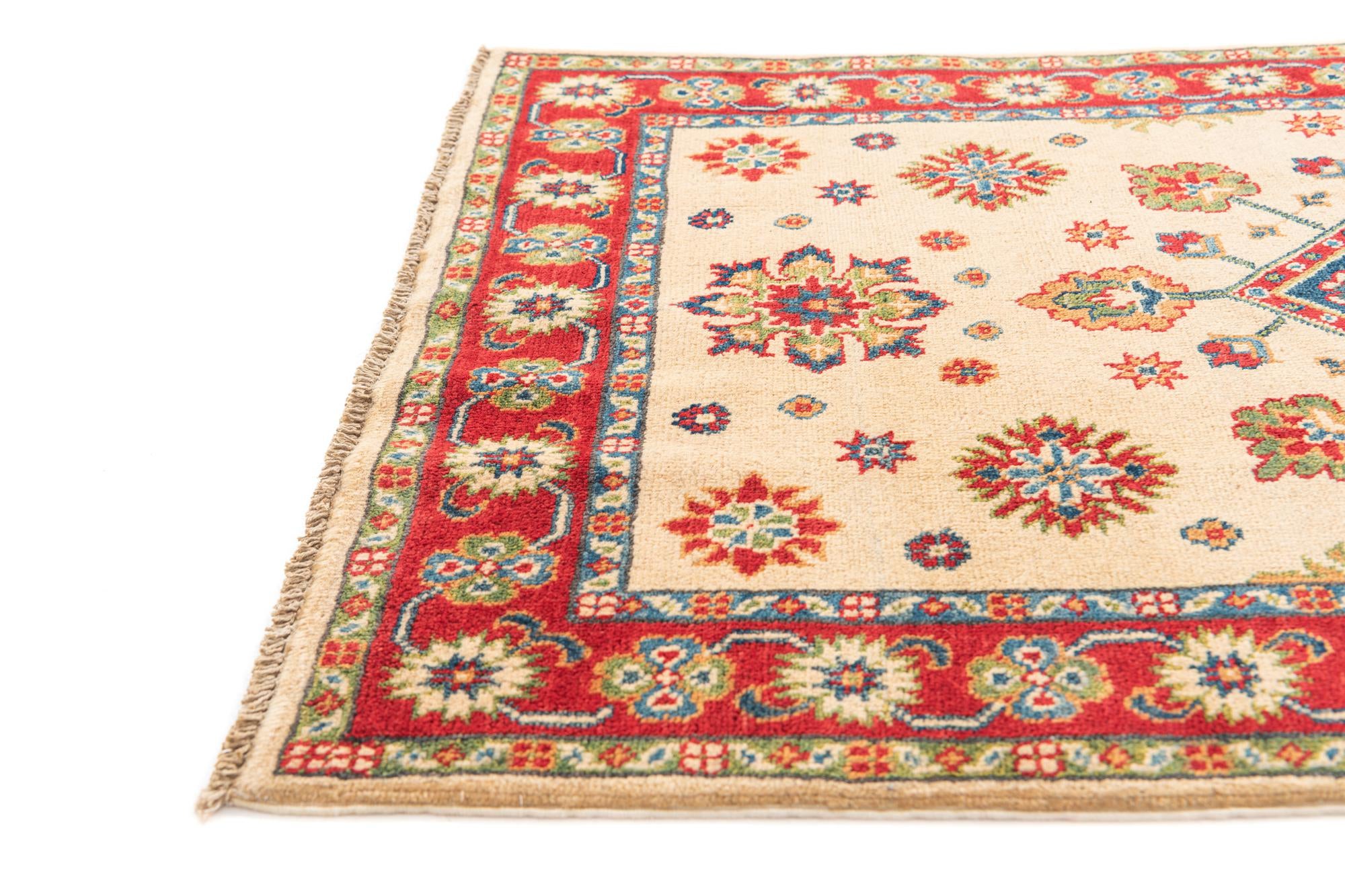 95cm x 150cm anudado a mano Kazak Alfombra