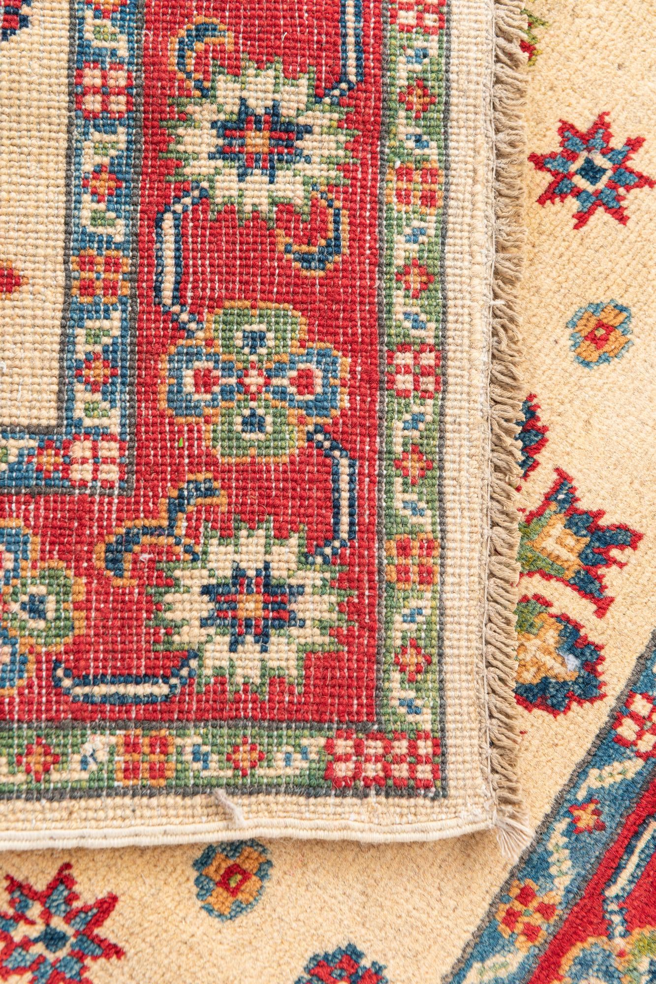 95cm x 150cm anudado a mano Kazak Alfombra