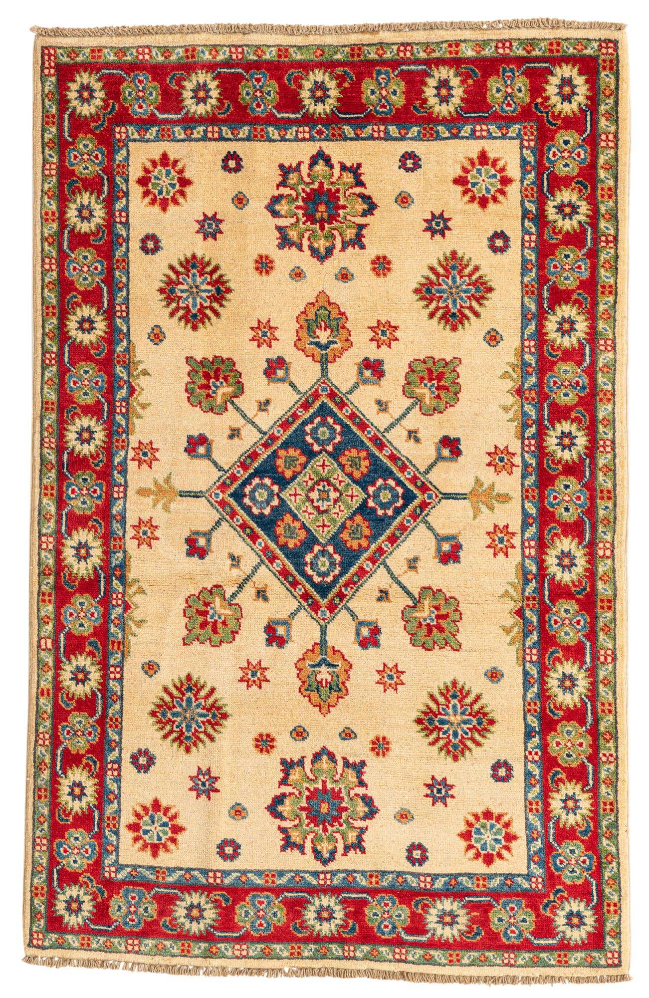 3' 1 x 5' Hand Knotted Kazak Rug