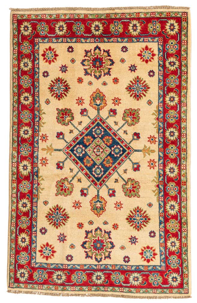 3' 1 x 5' Hand Knotted Kazak Rug