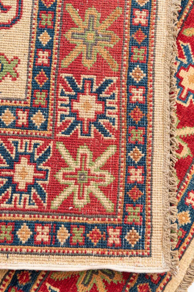 3' 5 x 4' 3 Hand Knotted Kazak Rug