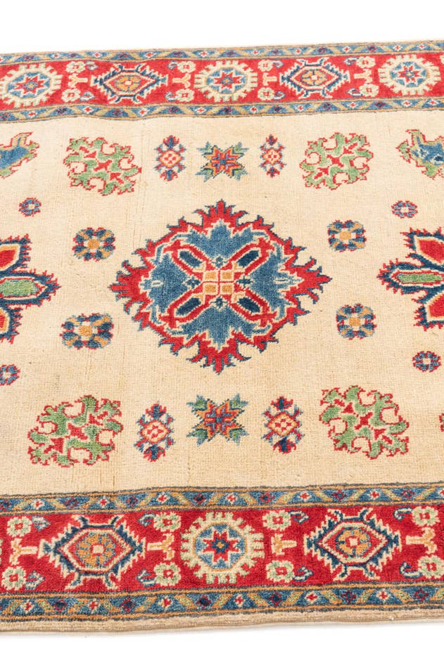 Detail image of 3' 4 x 5' 1 Hand Knotted Kazak Rug