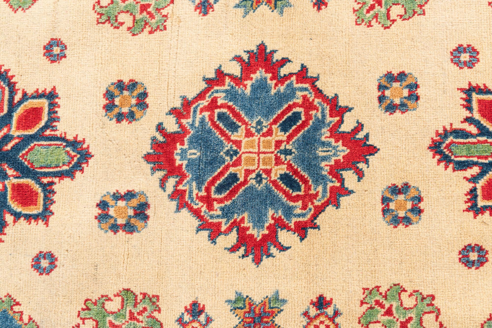 3' 4 x 5' 1 Hand Knotted Kazak Rug