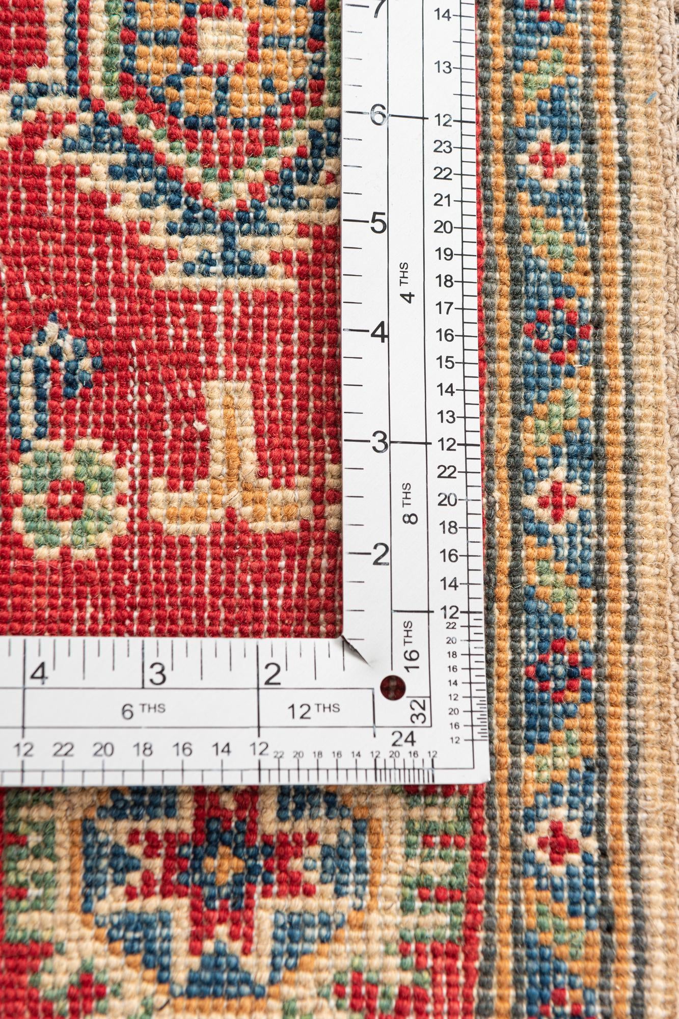 3' 4 x 5' 1 Hand Knotted Kazak Rug