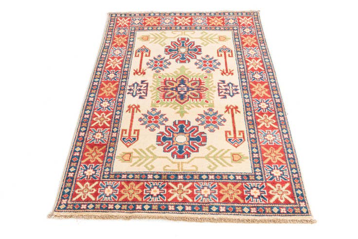 Detail image of 3' 3 x 4' 10 Hand Knotted Kazak Rug