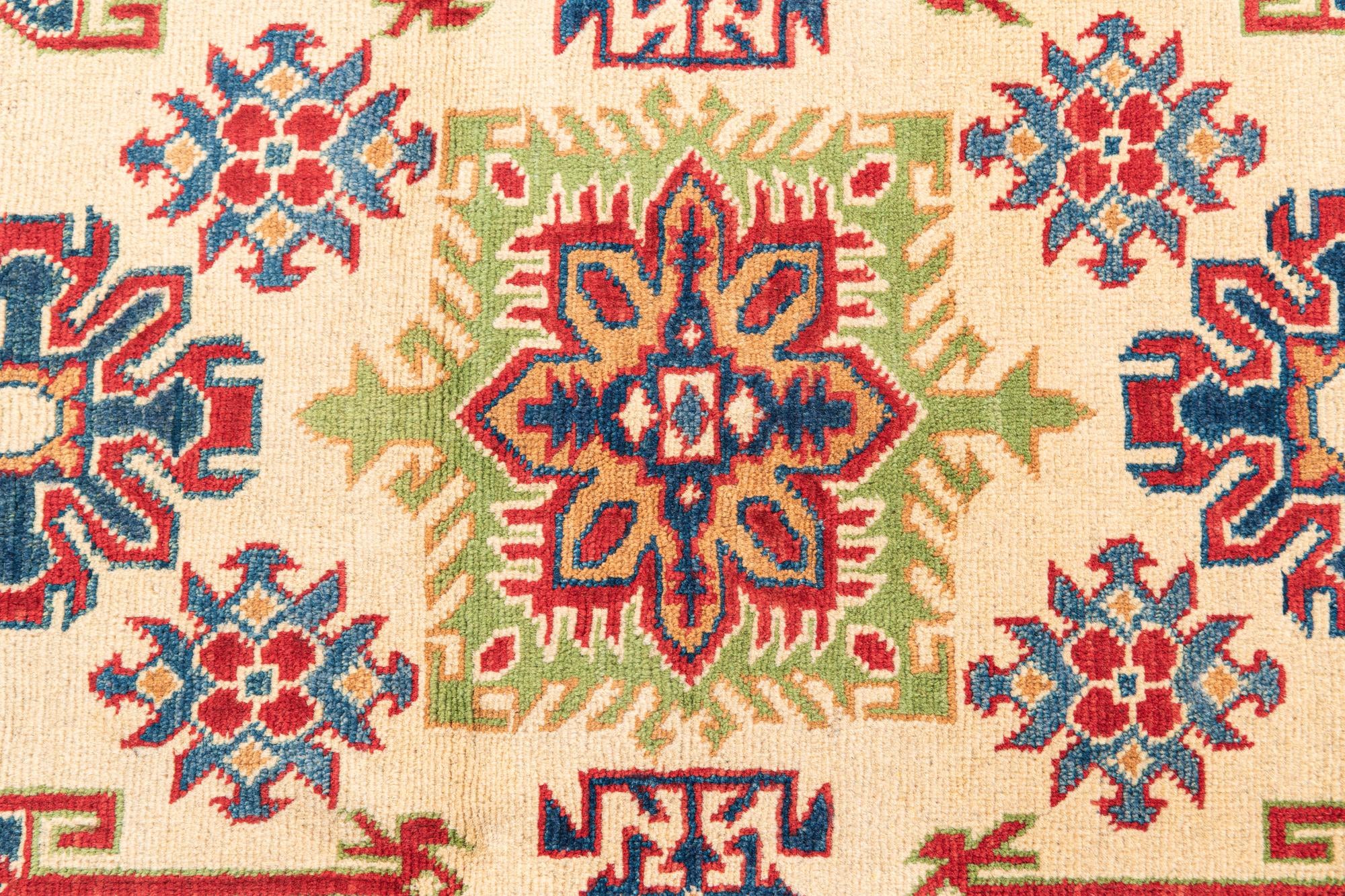 3' 3 x 4' 10 Hand Knotted Kazak Rug