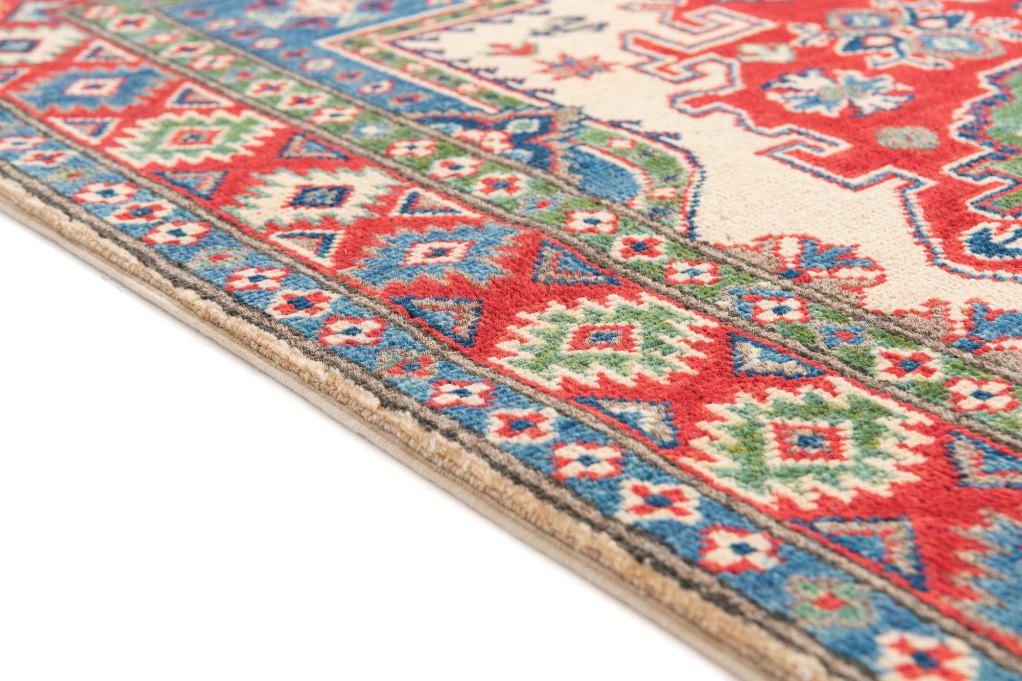 3' 3 x 5' Hand Knotted Kazak Rug