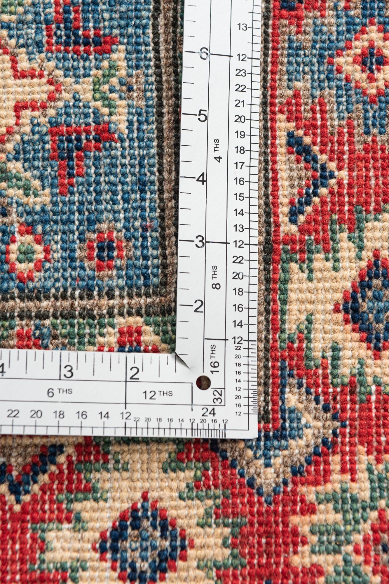 3' 3 x 5' Hand Knotted Kazak Rug