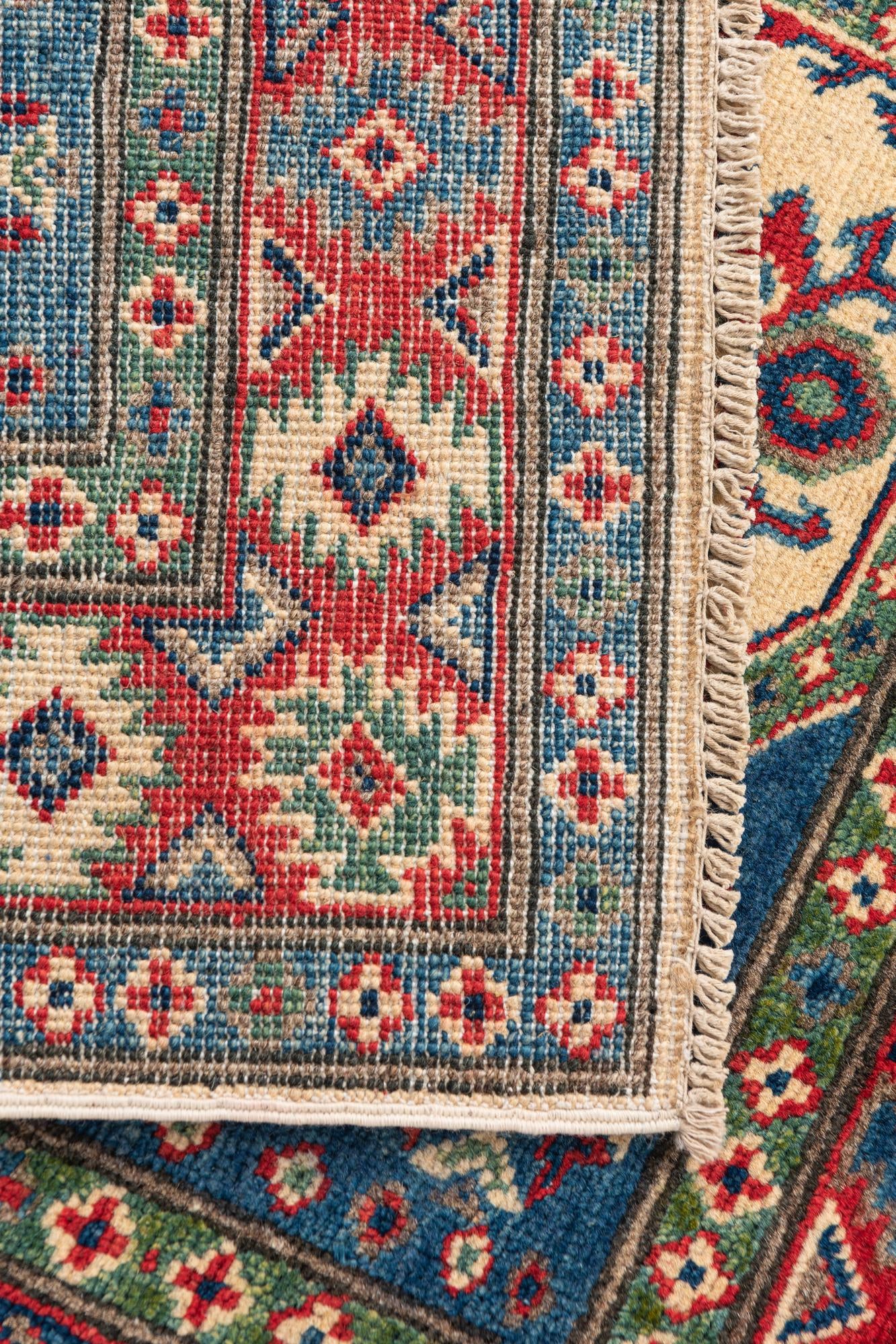 3' 3 x 5' Hand Knotted Kazak Rug