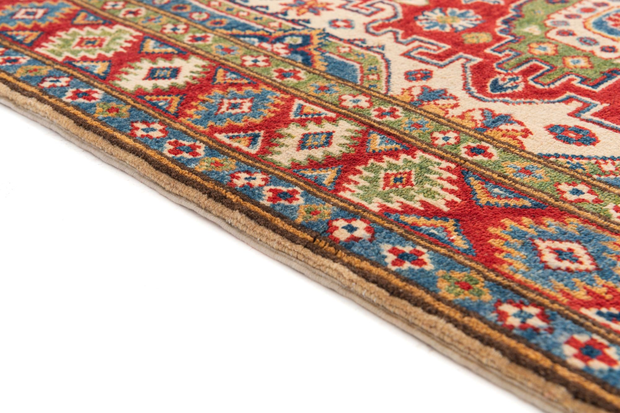 3' 4 x 5' 2 Hand Knotted Kazak Rug