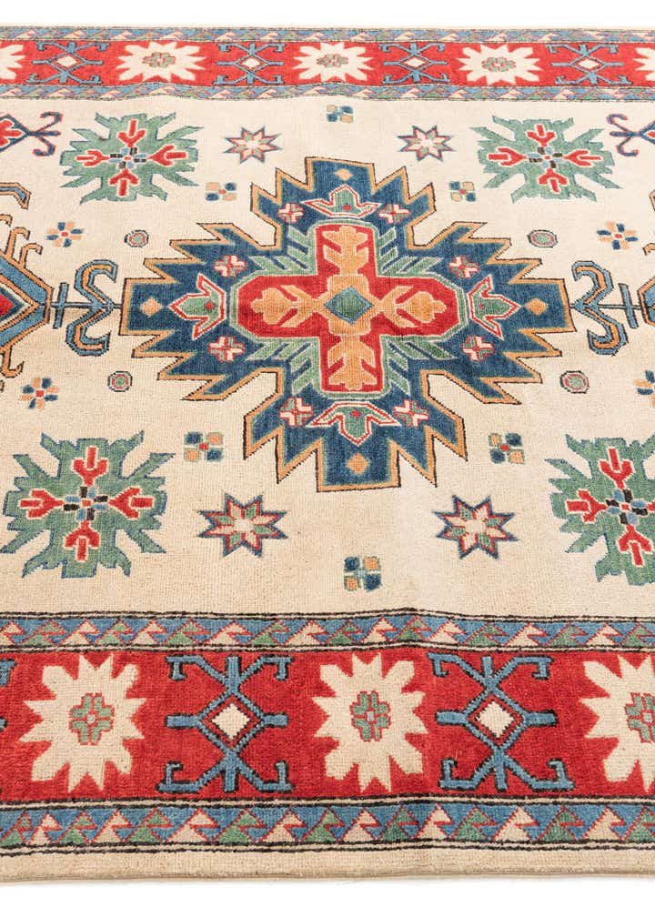 5' 7 x 7' 7 Hand Knotted Kazak Rug
