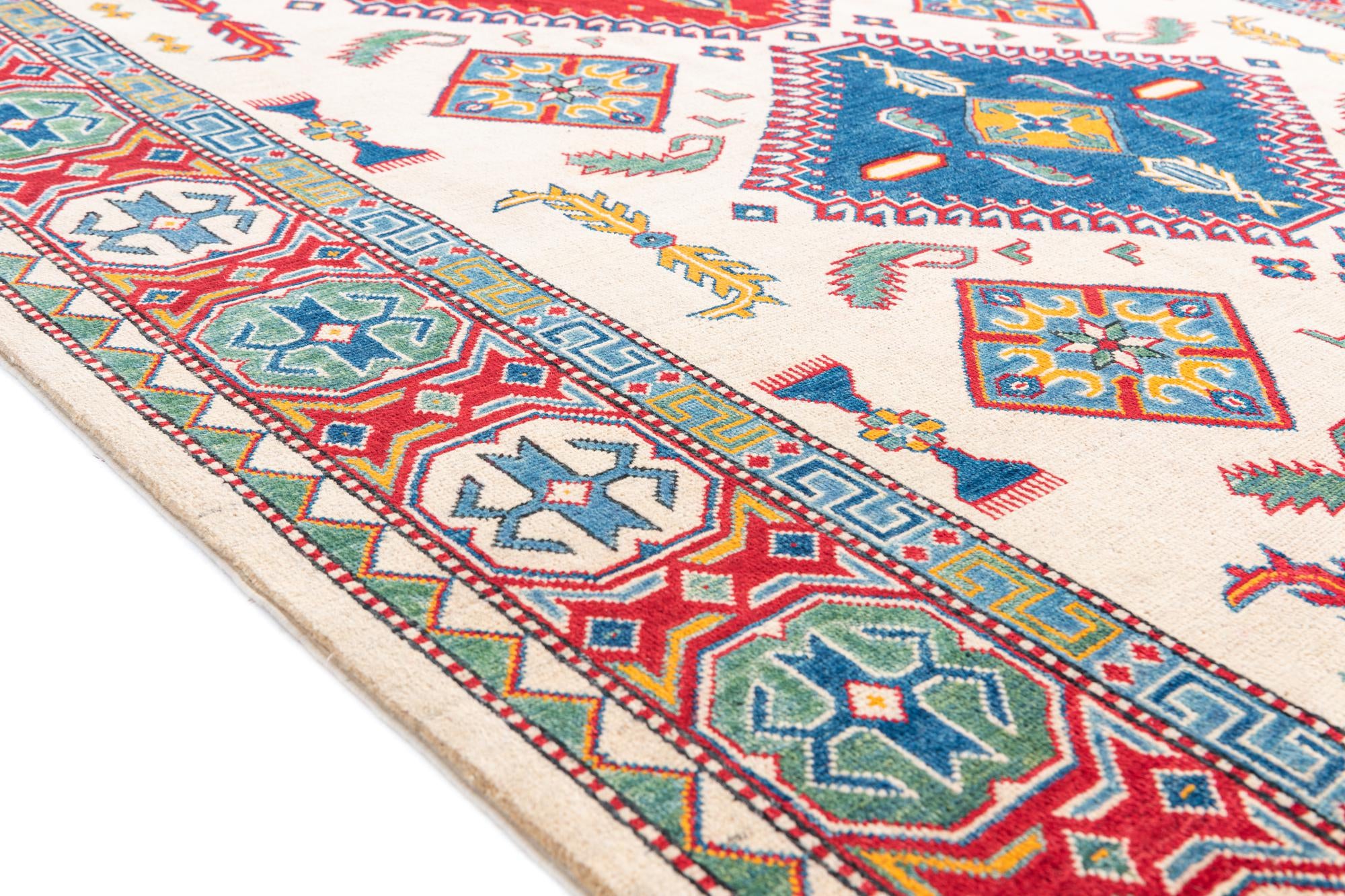 6' 6 x 9' 5 Hand Knotted Kazak Rug