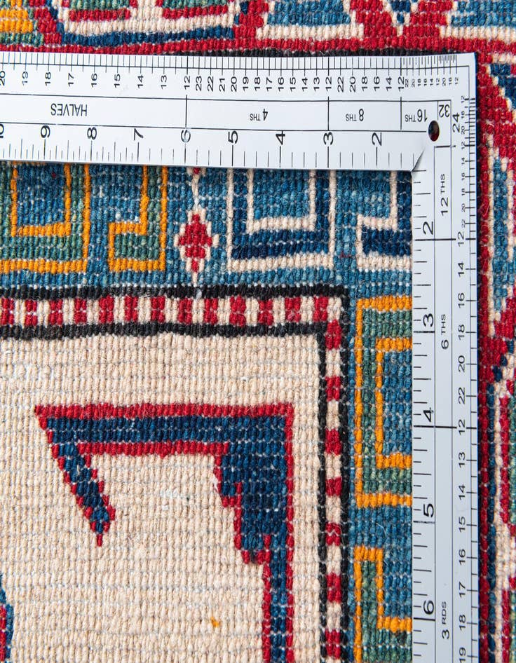 Detail image of 6' 6 x 9' 5  Hand Knotted Kazak Rug