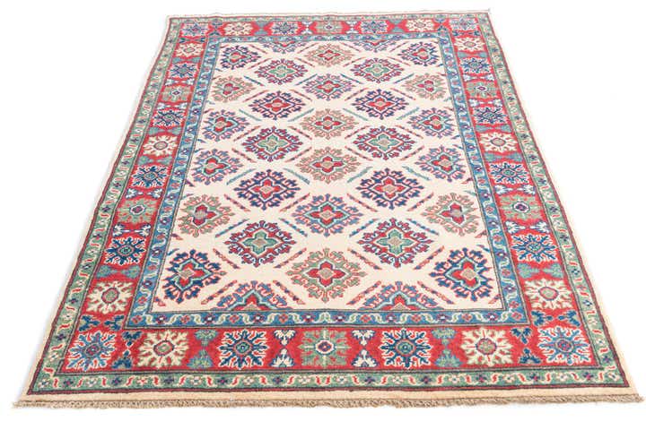 4' 2 x 6' 2 Hand Knotted Kazak Rug