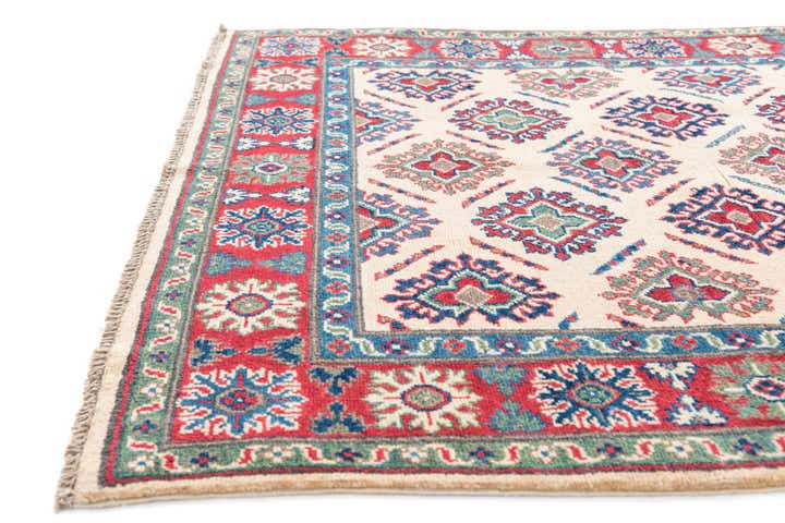 4' 2 x 6' 2 Hand Knotted Kazak Rug