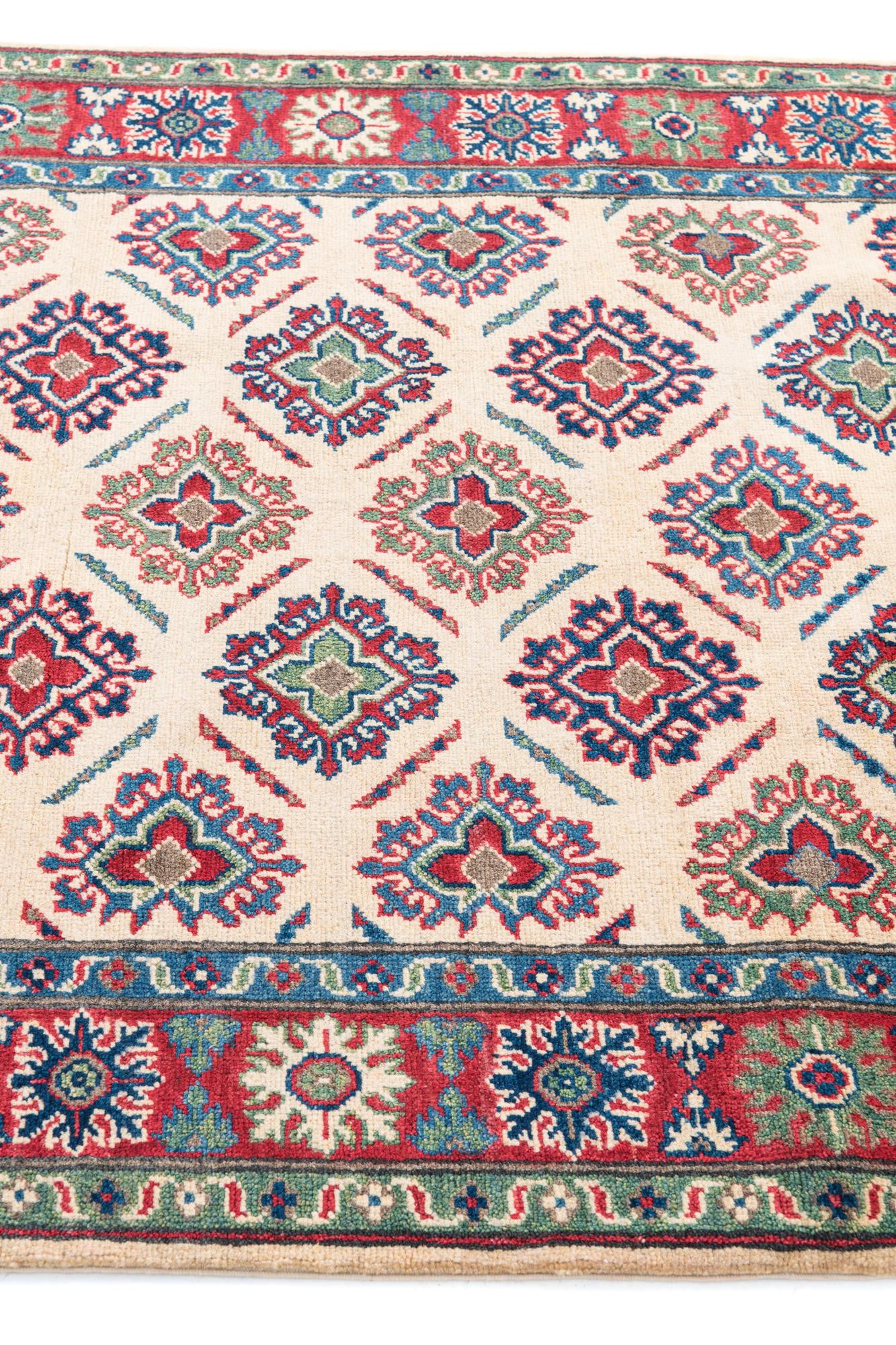 4' 2 x 6' 2 Hand Knotted Kazak Rug