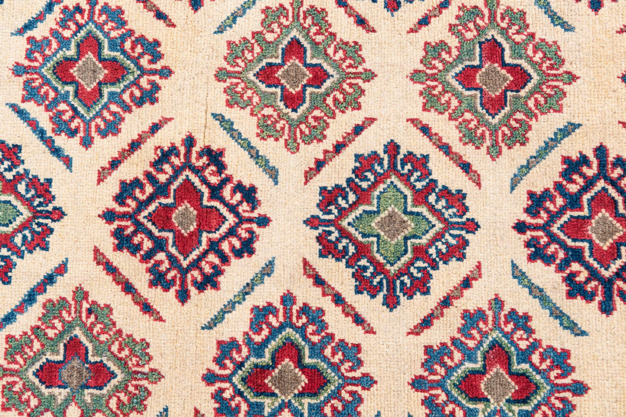 4' 2 x 6' 2 Hand Knotted Kazak Rug