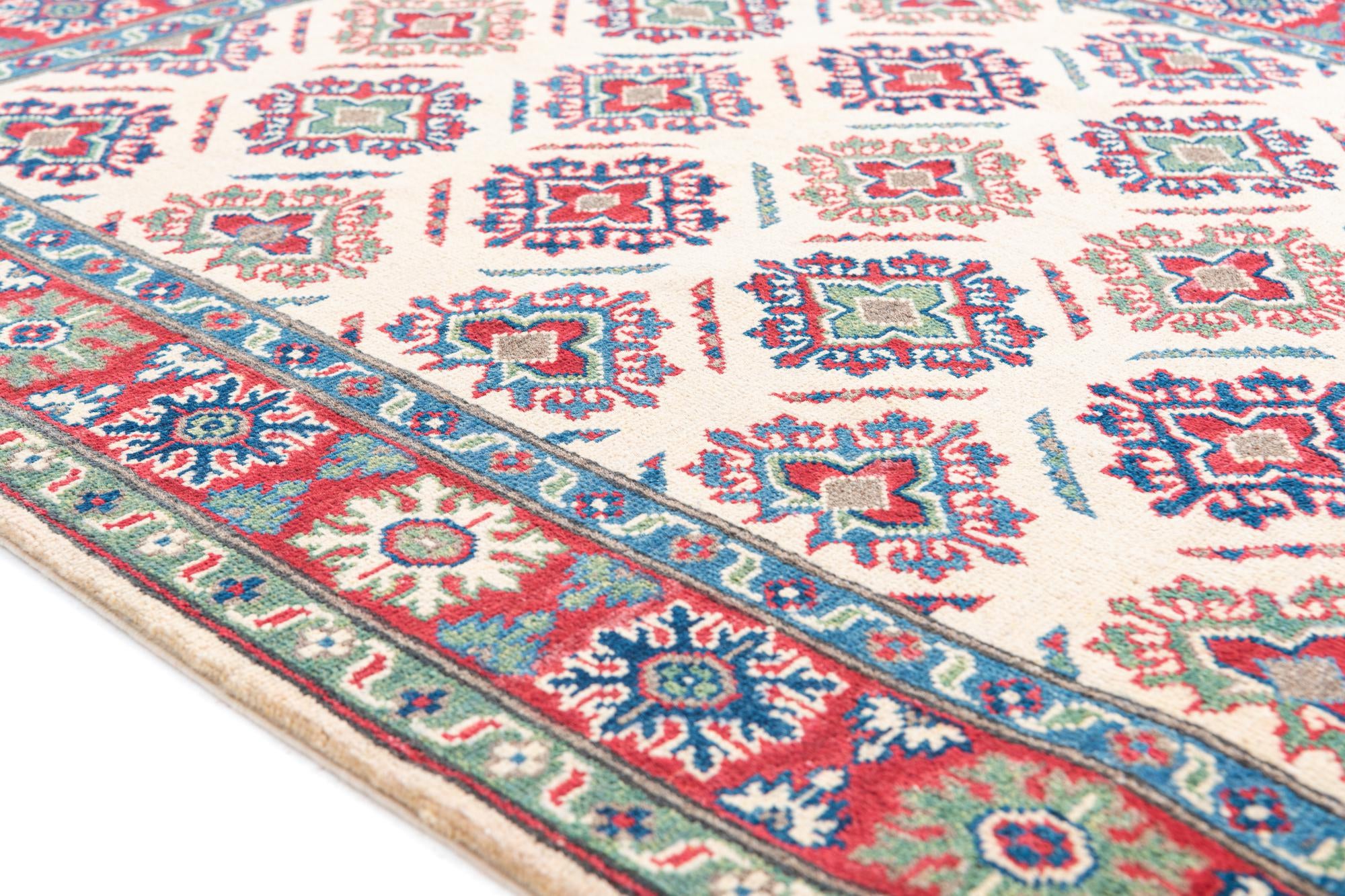 4' 2 x 6' 2 Hand Knotted Kazak Rug