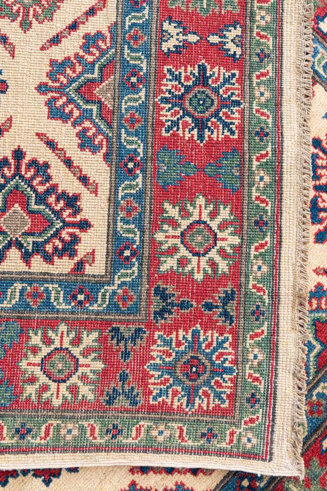 4' 2 x 6' 2 Hand Knotted Kazak Rug