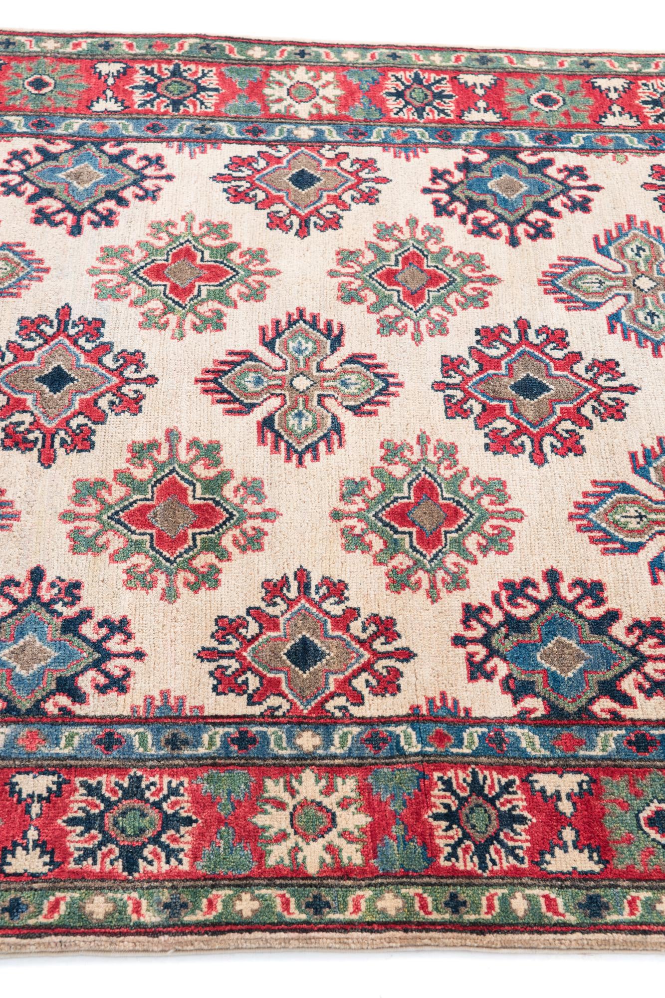 4' 1 x 6' 1 Hand Knotted Kazak Rug