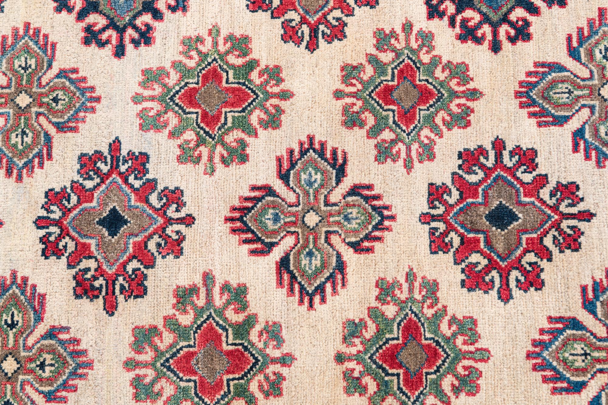 4' 1 x 6' 1 Hand Knotted Kazak Rug