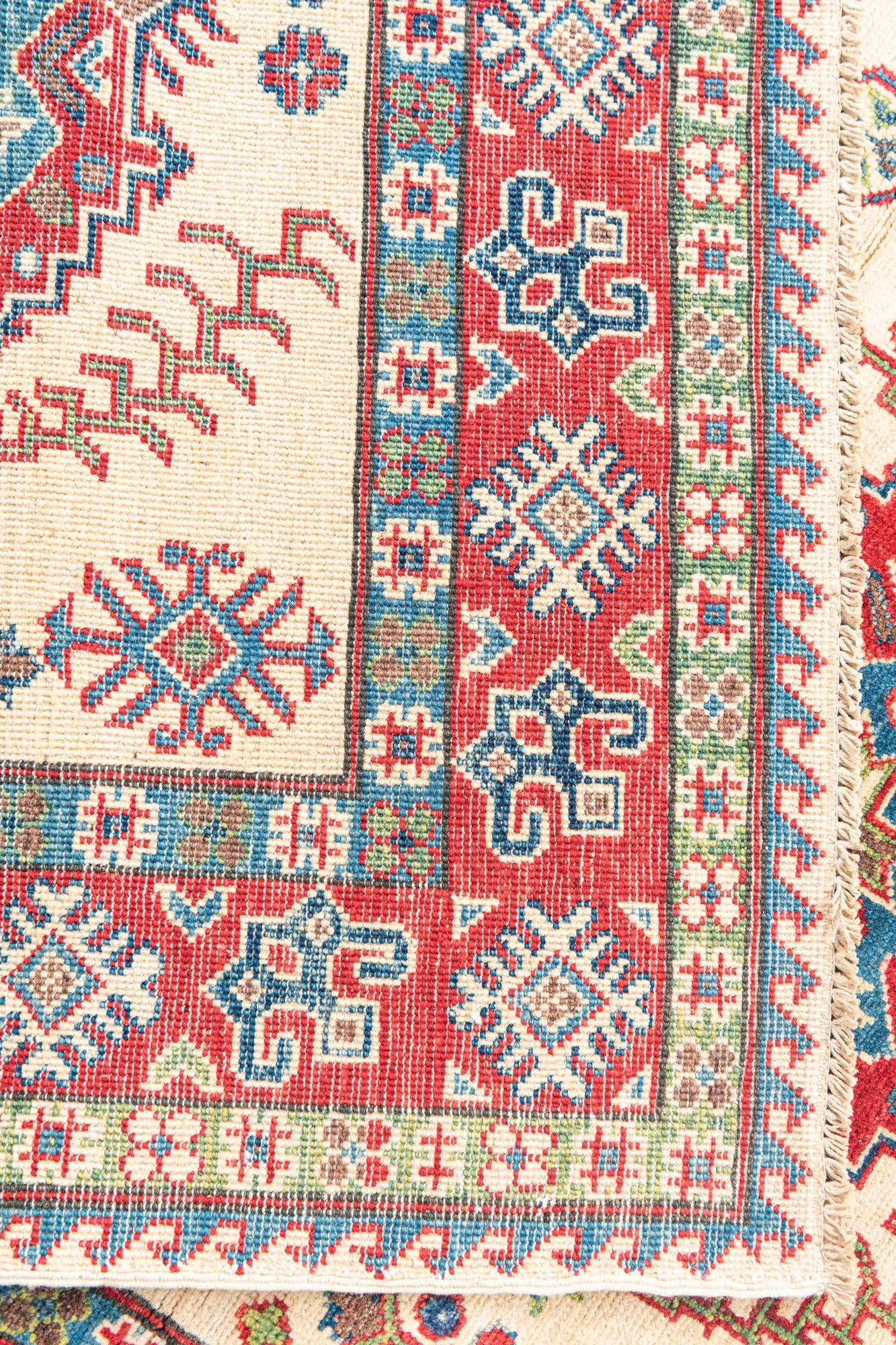 4' 2 x 6' Hand Knotted Kazak Rug