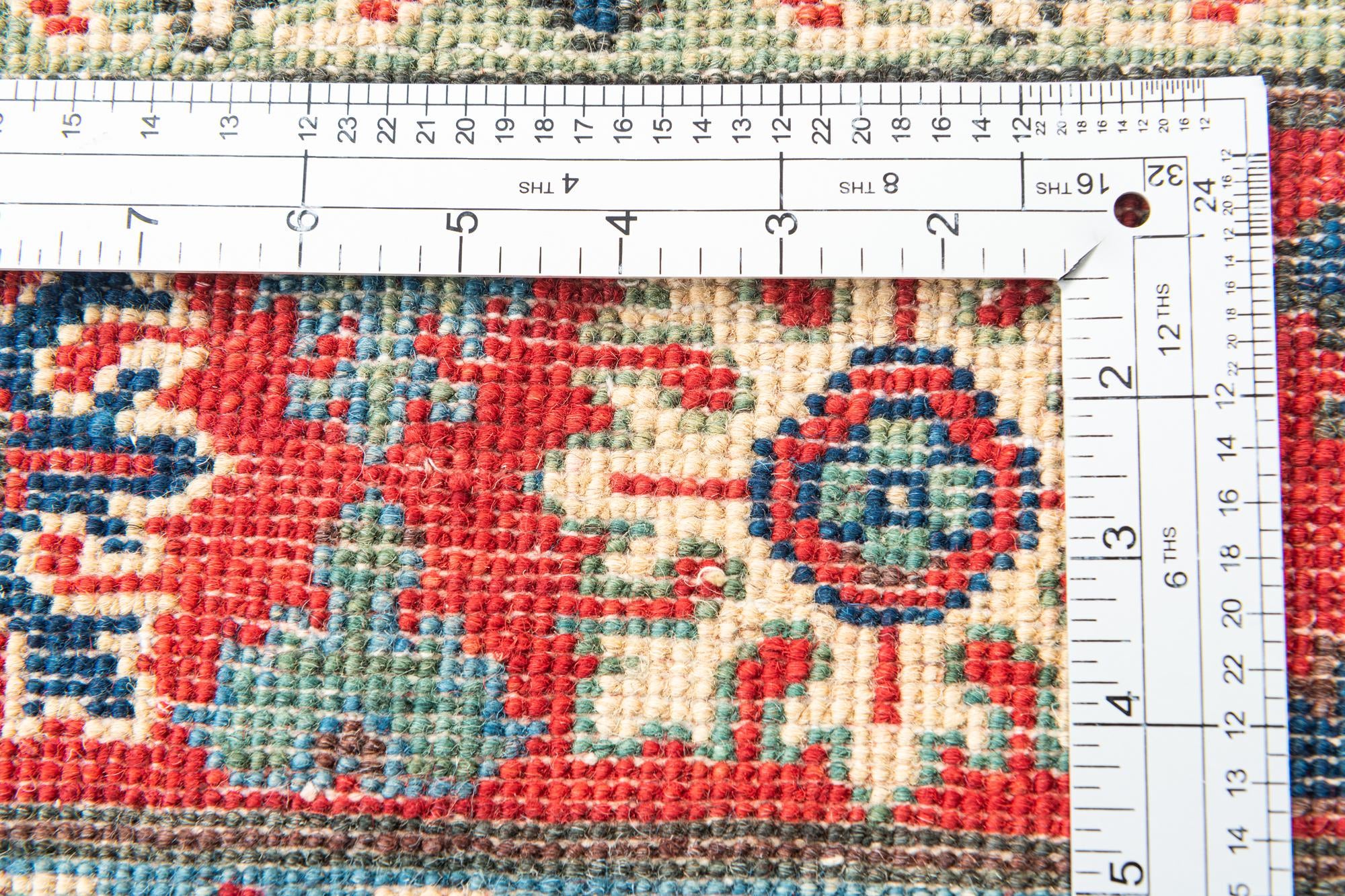 4' x 6' 2 Hand Knotted Kazak Rug
