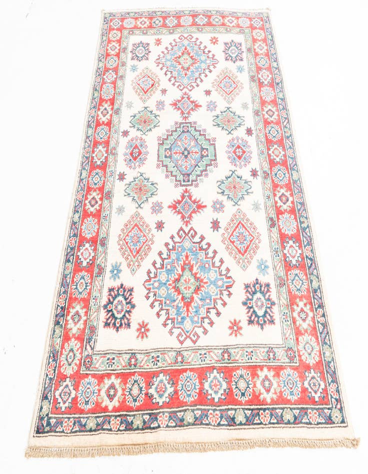 Detail image of 4' x 6' Hand Knotted Kazak Rug