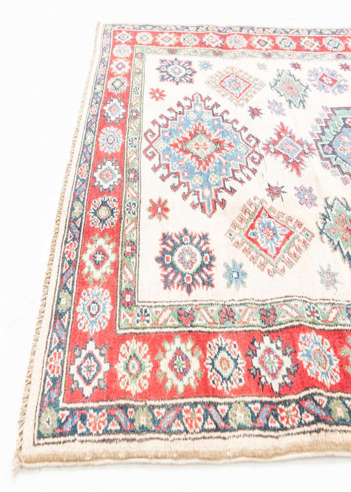4' x 6' Hand Knotted Kazak Rug