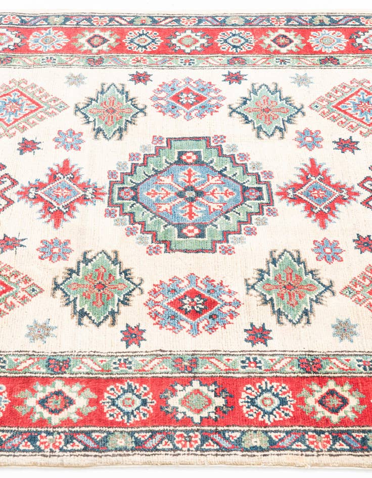 Detail image of 4' x 6' Hand Knotted Kazak Rug