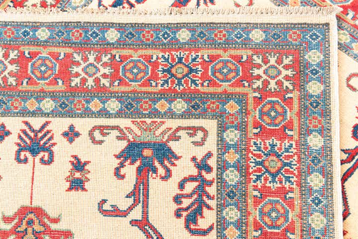 4' x 5' 10 Hand Knotted Kazak Rug