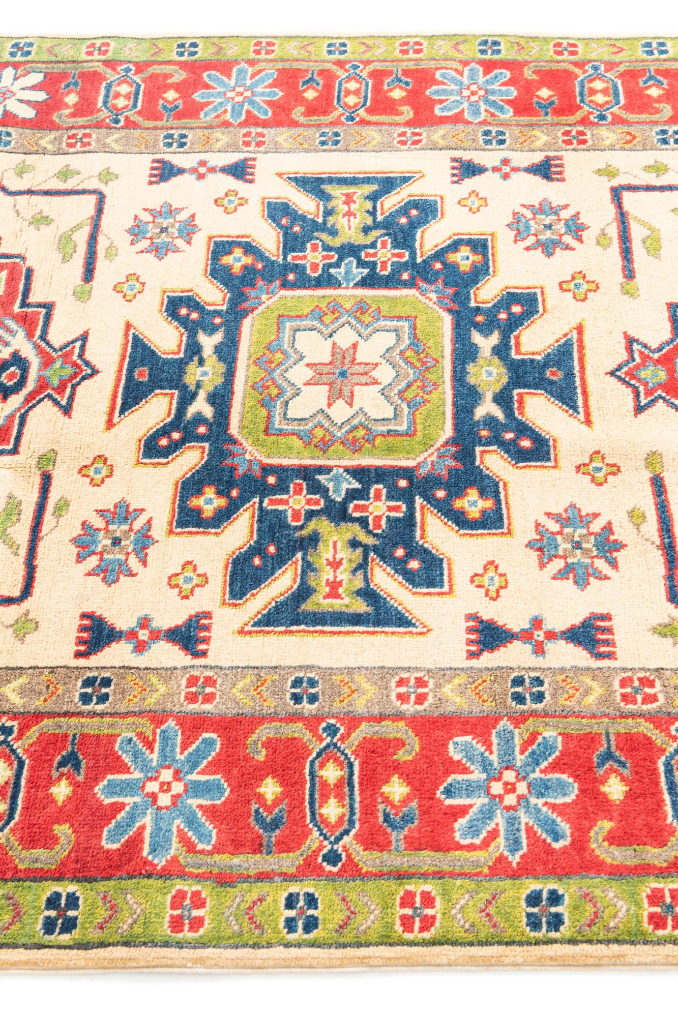 125cm x 185cm Hand Knotted Kazak Rug