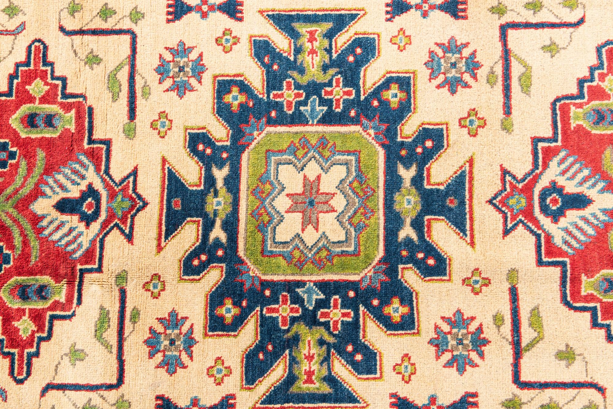 125cm x 185cm Hand Knotted Kazak Rug