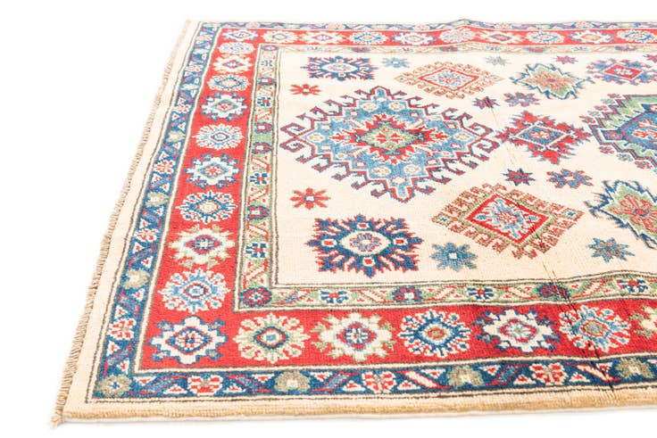 Detail image of 4' x 6' 2 Hand Knotted Kazak Rug