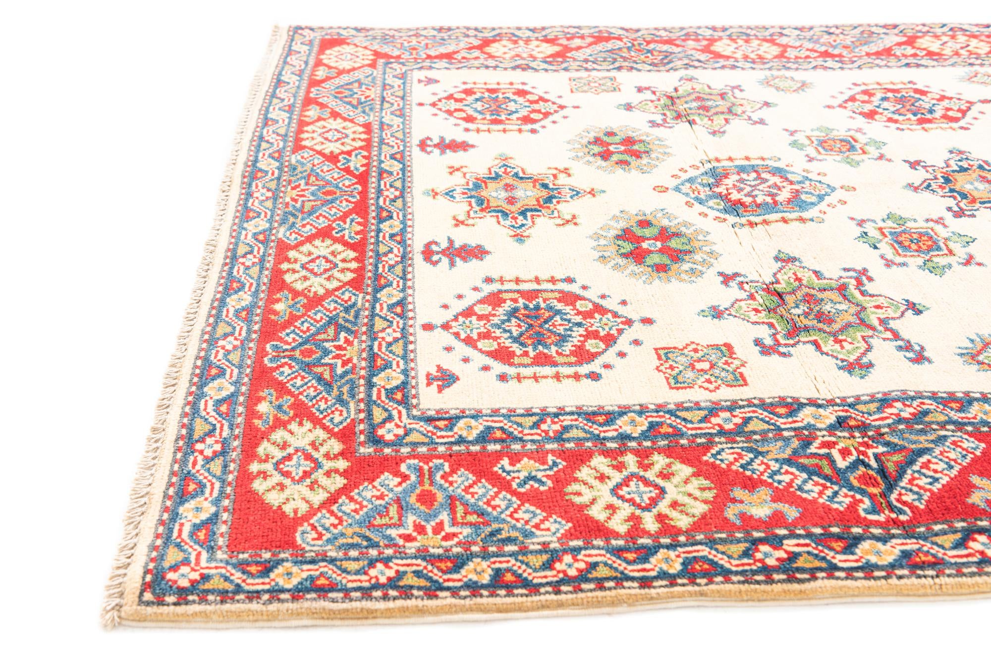 4' 2 x 6' 2 Hand Knotted Kazak Rug