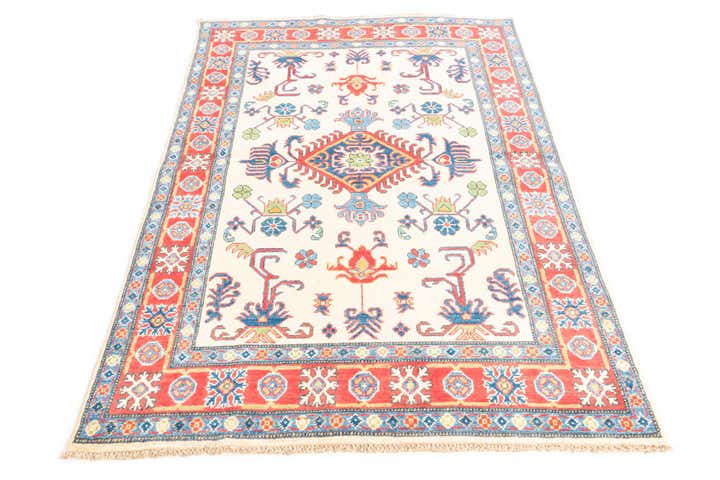 4' x 6' Hand Knotted Kazak Rug
