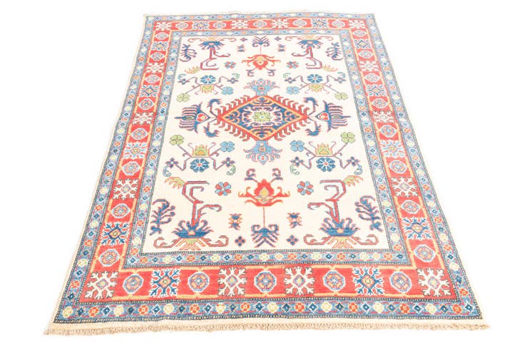 Detail image of 4' x 6' Hand Knotted Kazak Rug