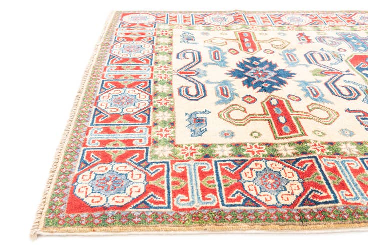 Detail image of 4' x 6' 1 Hand Knotted Kazak Rug