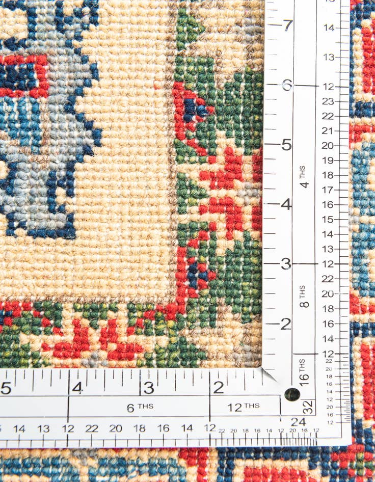 Detail image of 4' x 6' 1  Hand Knotted Kazak Rug