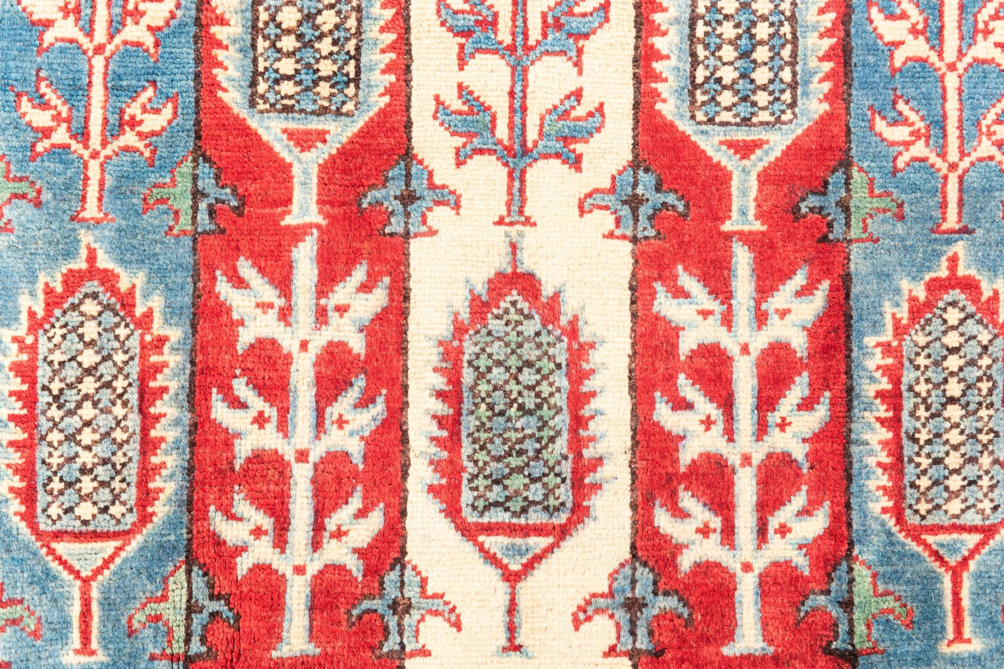 4' x 5' 10 Hand Knotted Kazak Rug