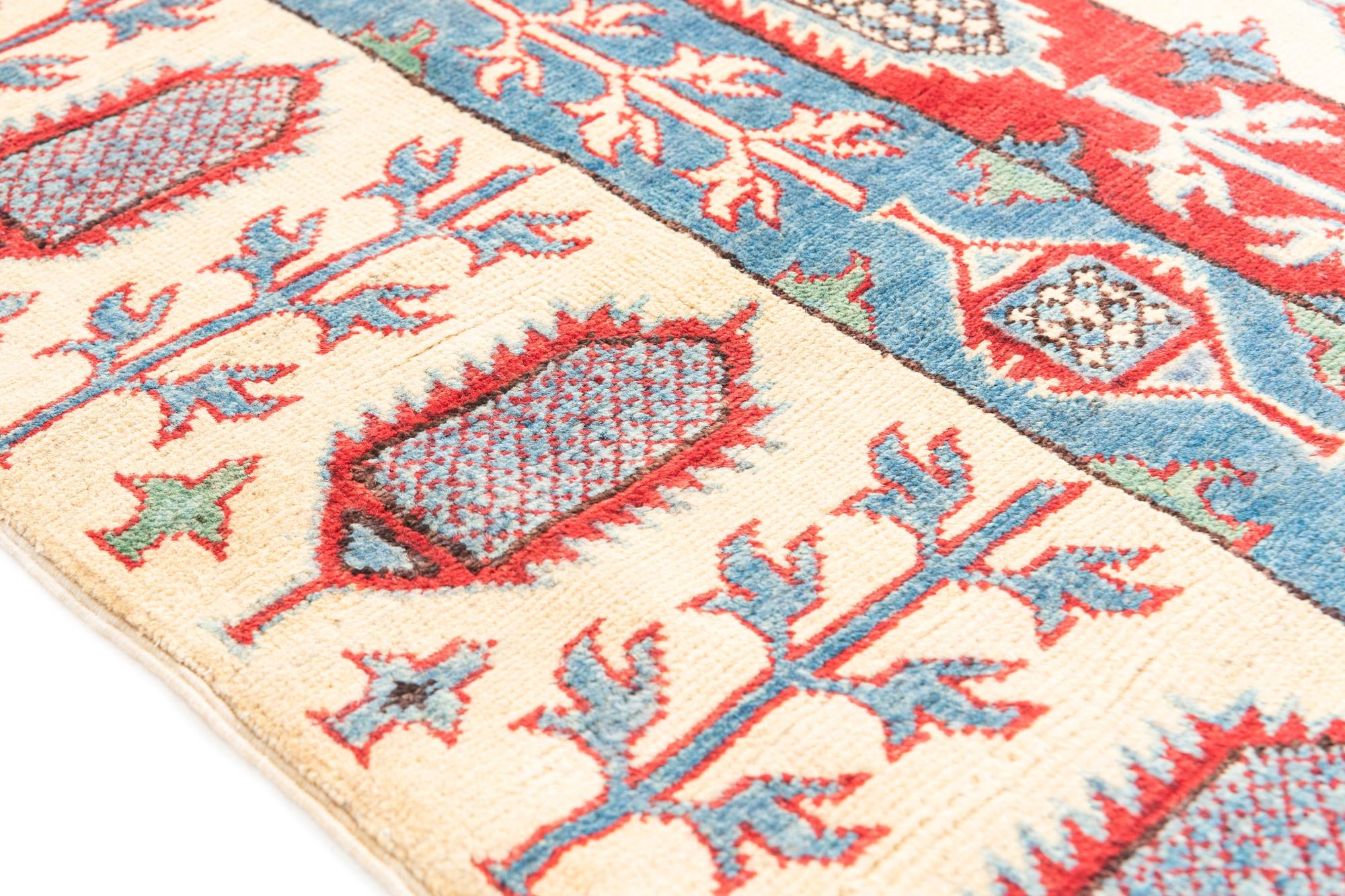 4' x 5' 10 Hand Knotted Kazak Rug