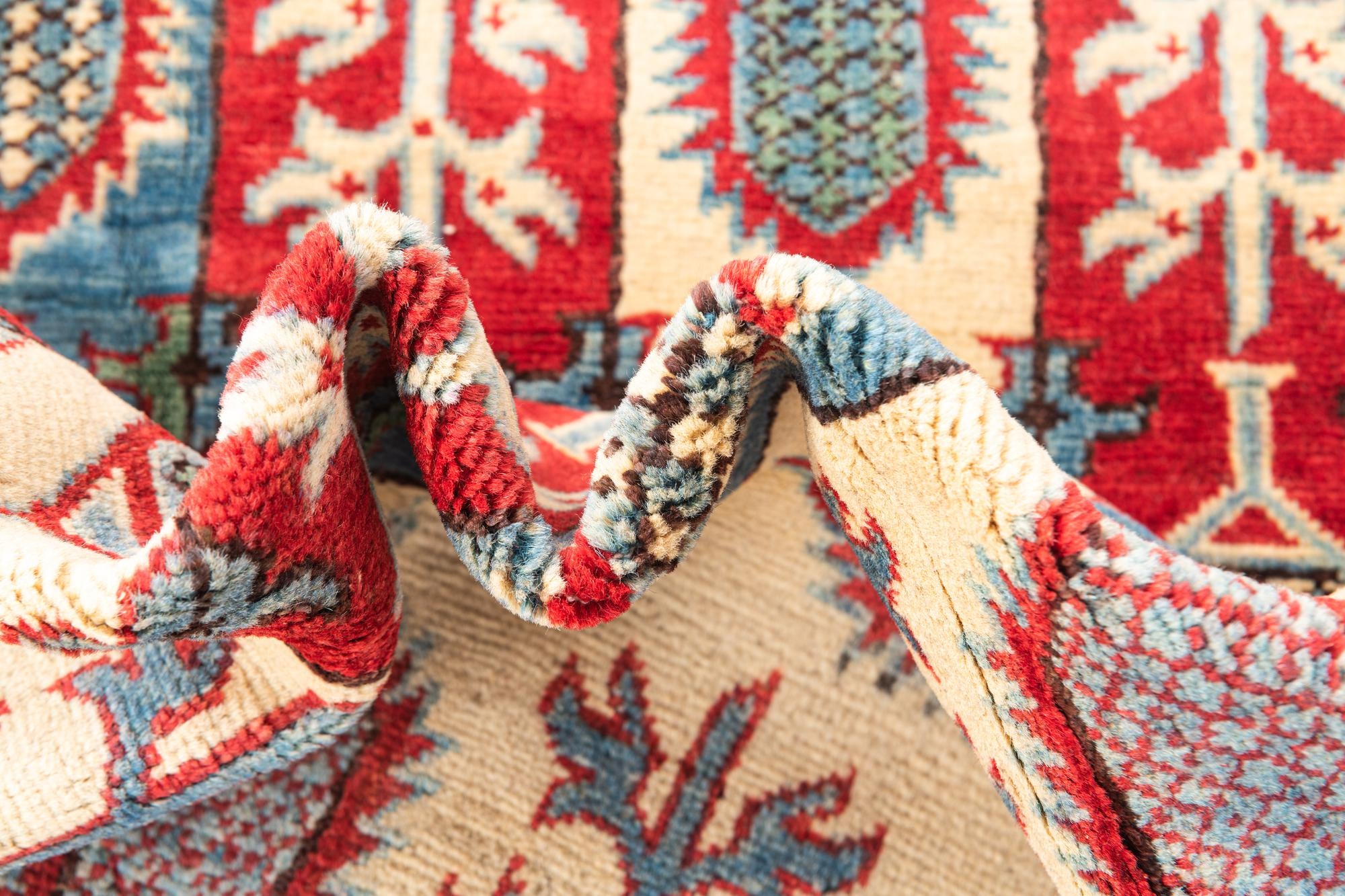 4' x 5' 10 Hand Knotted Kazak Rug