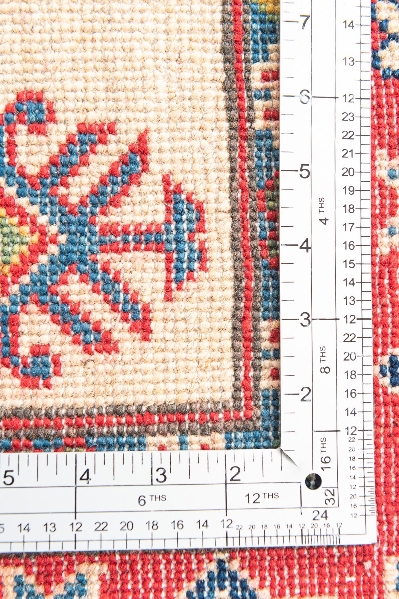 4' x 6' 1 Hand Knotted Kazak Rug