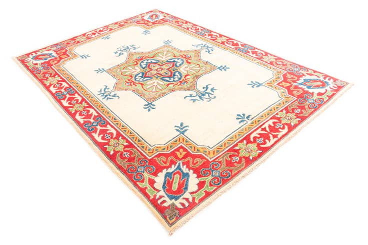 Detail image of 5' 6 x 7' 8 Hand Knotted Kazak Rug