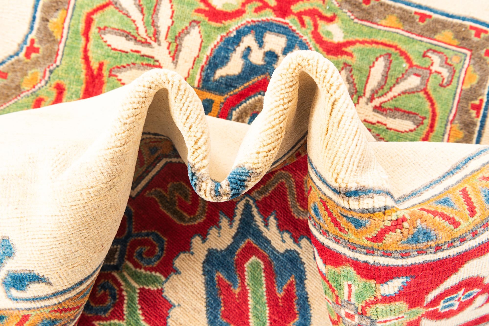 5' 6 x 7' 8 Hand Knotted Kazak Rug