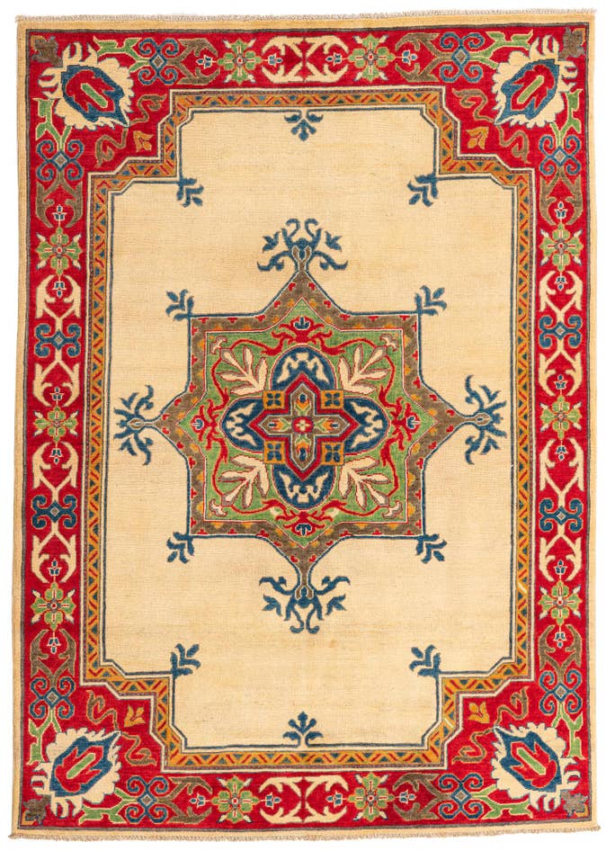 Detail image of 5' 6 x 7' 8 Hand Knotted Kazak Rug