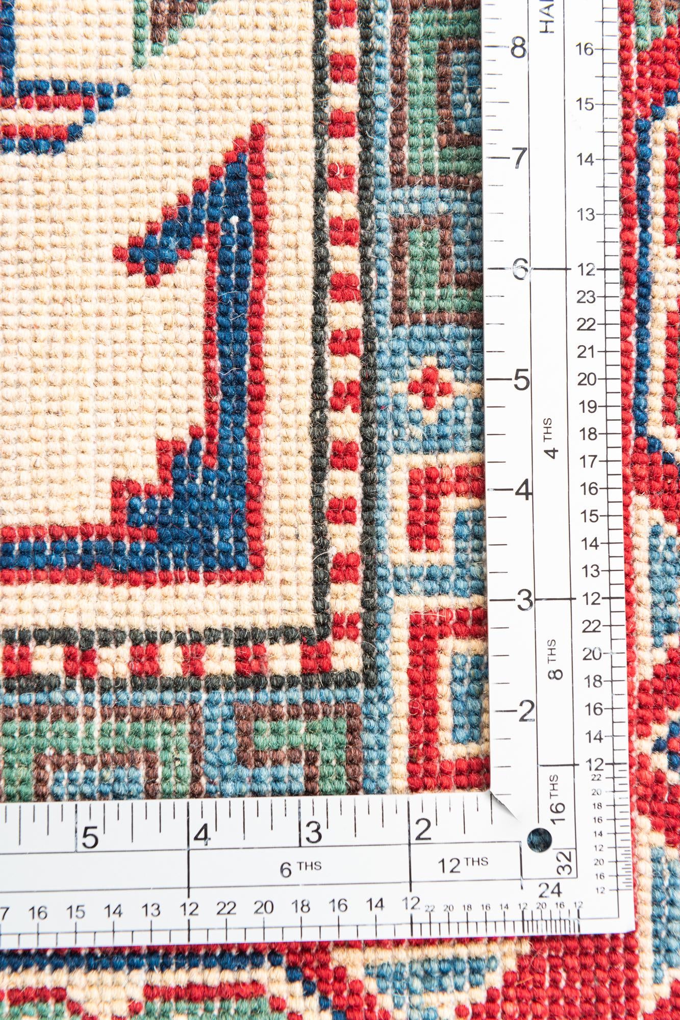 5' 7 x 7' 10 Hand Knotted Kazak Rug