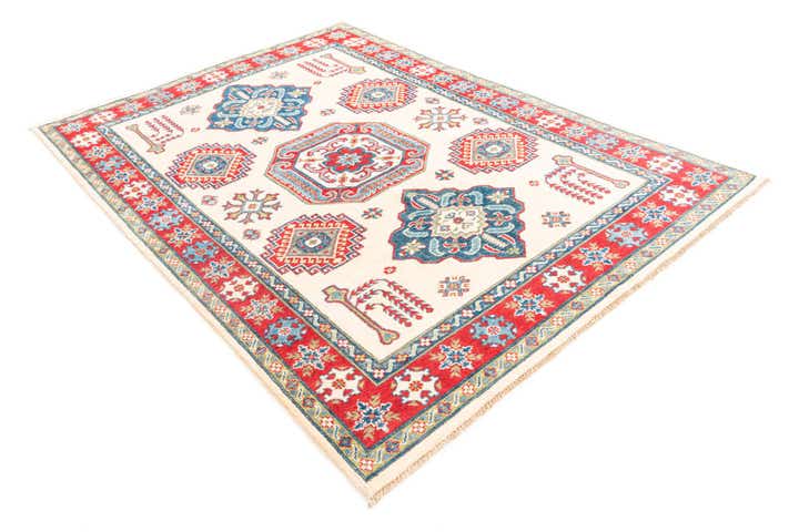5' 6 x 7' 7 Hand Knotted Kazak Rug