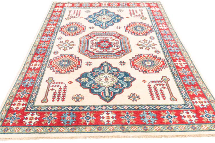 Detail image of 5' 6 x 7' 7 Hand Knotted Kazak Rug