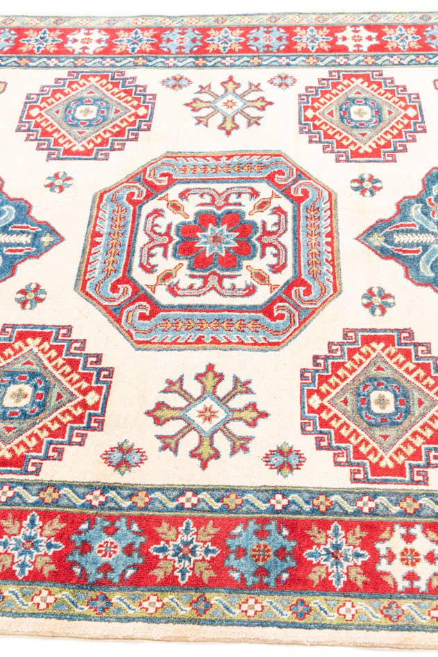 Detail image of 5' 6 x 7' 7 Hand Knotted Kazak Rug